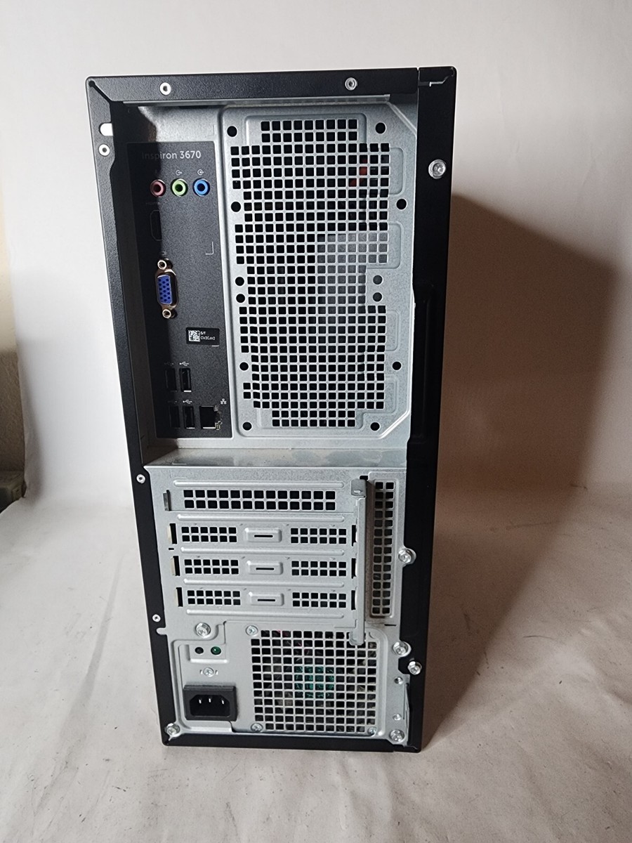Dell Inspiron 3670 Desktop i3-8100 3.6GHz 2TB SSD NVME 32GB