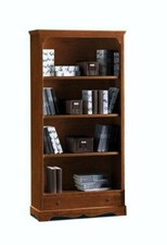 LIBRERIA A GIORNO C/CASSETTO IN LEGNO COLORE NOCE xSOGGIORNO STUDIO SALA FE312