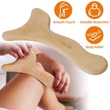 Wood Therapy Massage Tools Anti Cellulite  Lymphatic Drainage Paddle Massager