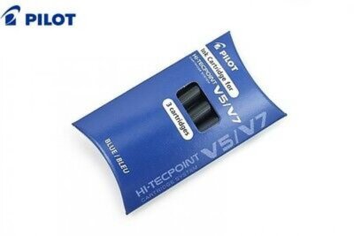 Pilot] V5/V7 Cartridge System Pen Refill Set Cartridges Blue