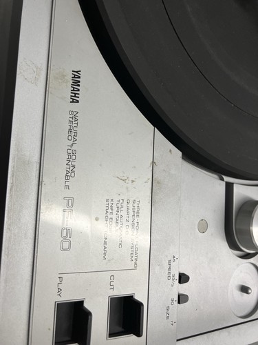 YAMAHA PF-50 TURNTABLE - DUST COVER - NO CRACKS - PARTING OUT - Picture 3 of 5