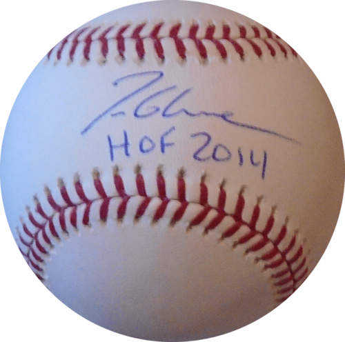 Tom Glavine Autographed Official Major League Baseball (JSA) HOF Inscription - Bild 1 von 2