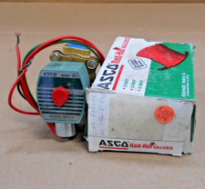 1 NIB NEW ASCO 8210G76 RED HAT SOLENOID VALVE FUEL GAS 50 PSI 3/4" PIPE 120VAC