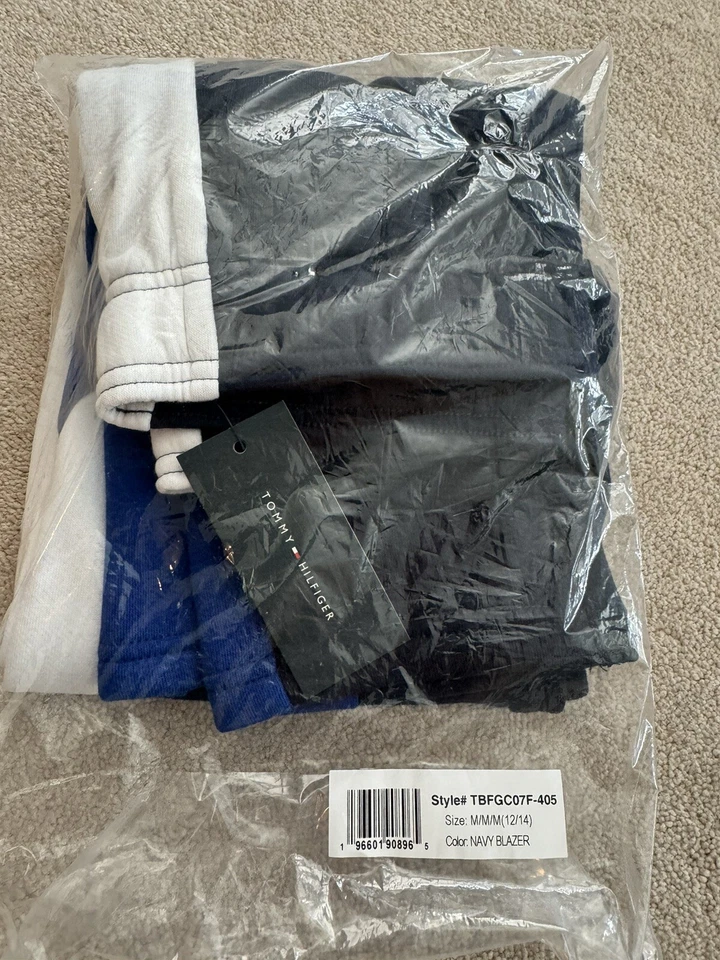 Blazer Big Boys Tommy Hilfiger Action Pull-On Joggers M 12/14 NAVY - Imagem 3 de 4