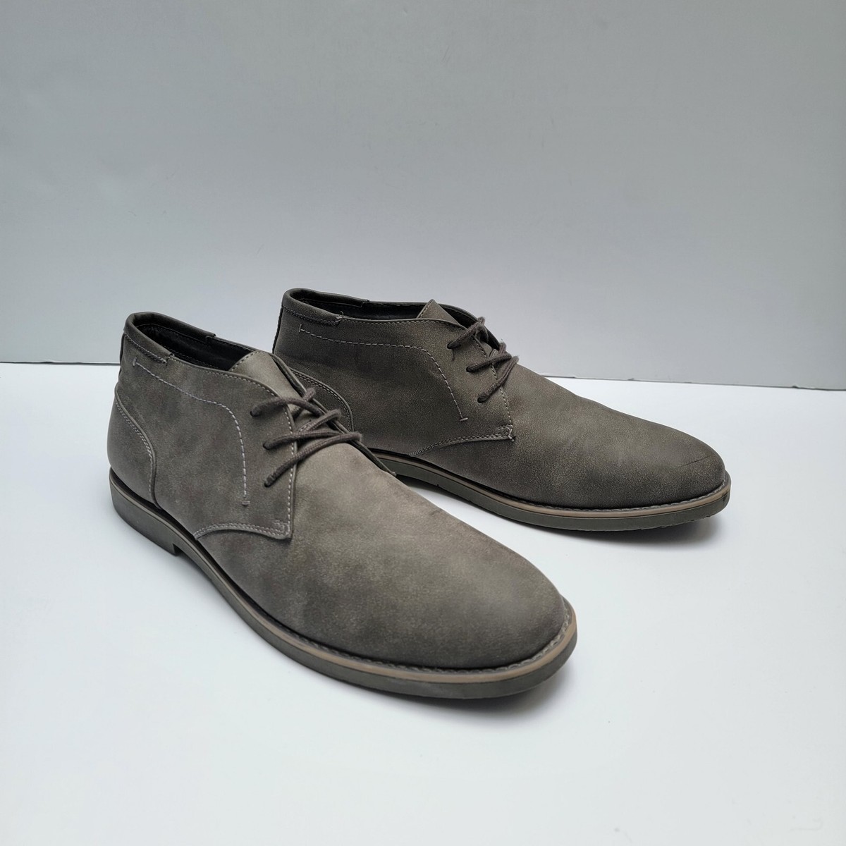 Dexter Comfort Mens Dress Work Shoes Brogue Lace Up Gray  display picture 2