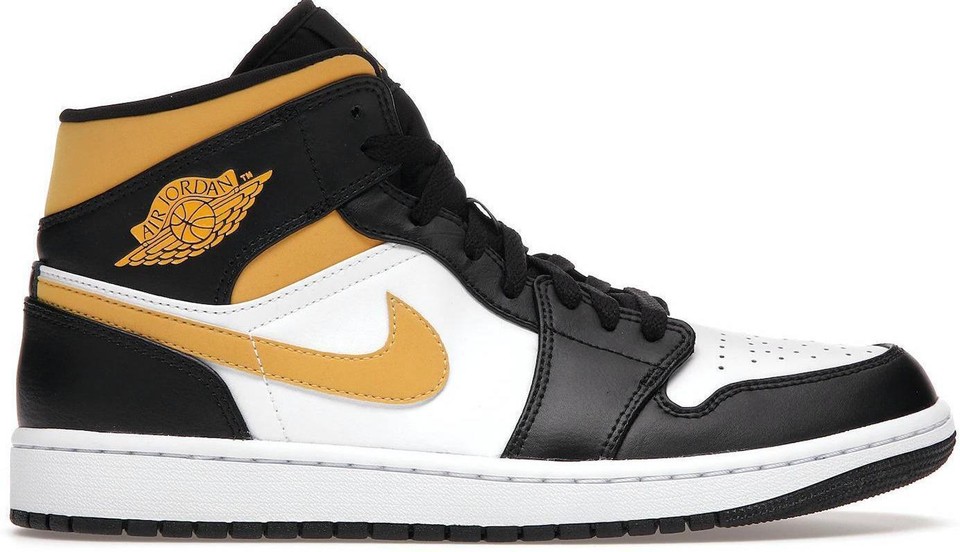 Jordan 1 Mid Black University Gold for Sale | Authenticity
