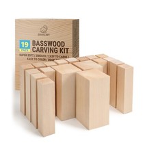 Set of Basswood Carving Blocks BeaverCraft BW19