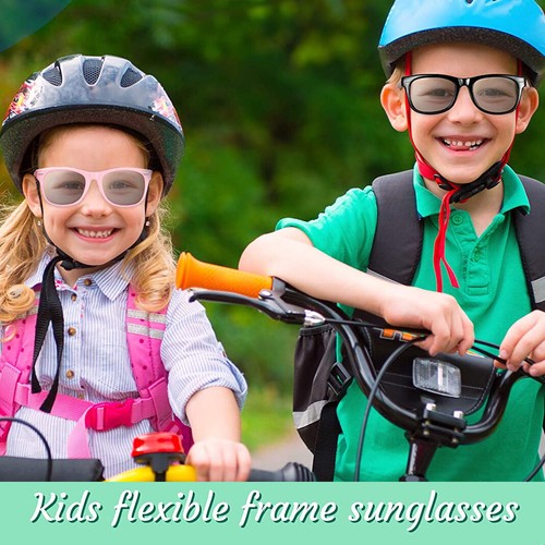 Kids Polarized Sunglasses for 4-10 Years Old Children Outdoor Playing, Anti-UV - Picture 9 of 12