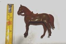 VTG ARCHER PLASTIC HORSE WITH SADDLE NICE