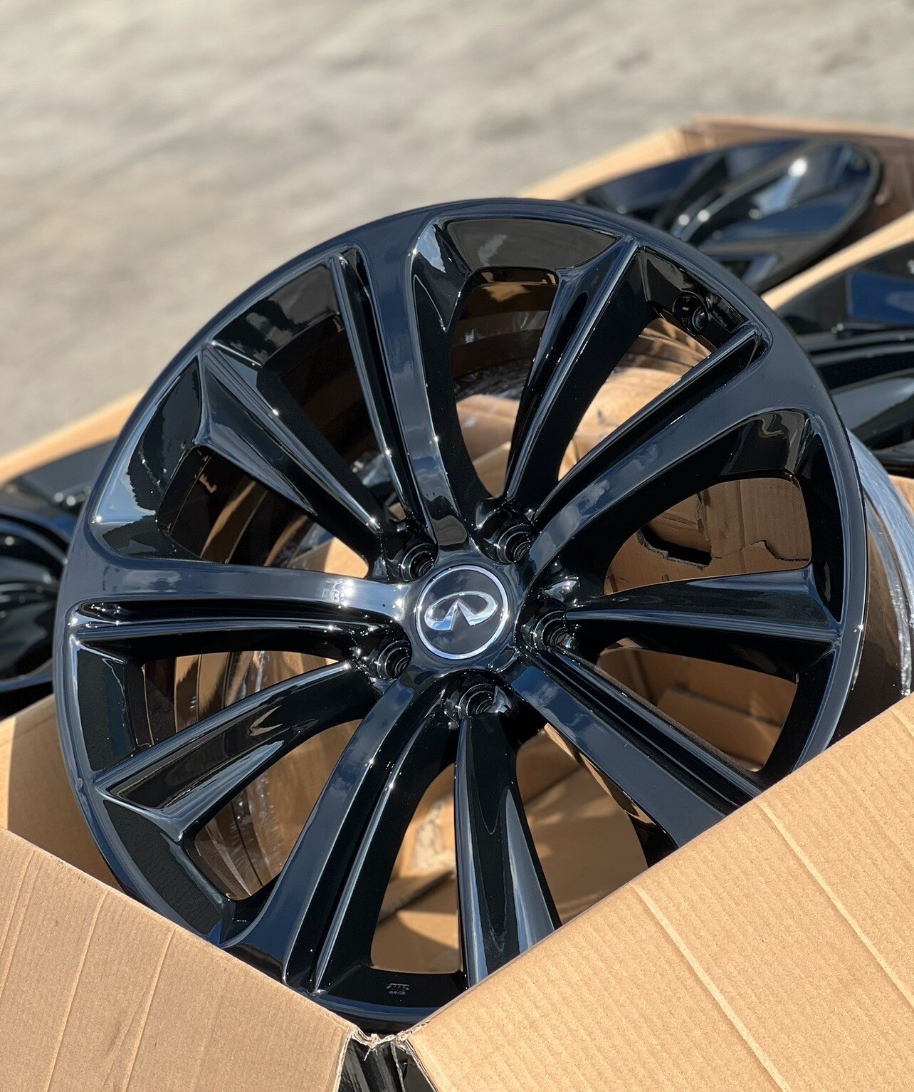 20” INFINITI INFINITY Q60 Q50 RED SPORT REDSPORT BLACK WHEELS RIMS ...