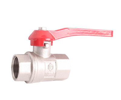 Kugelhahn Wasser Messing matt-verchromt 1/2'' - 3/4'' - 1'' - 1,1/4'' von Conmetall