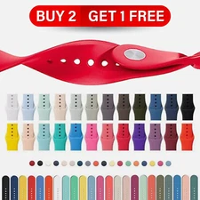 Silicone Watch Strap Band For Watch Series 1 2 3 4 5 6 7 8 9 Sport 38/40/41/42/4