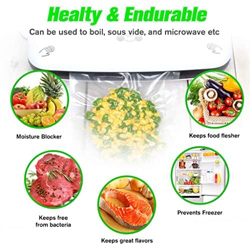 HUGE COMBO 8 x 50 & 11 x 50 Vacuum Sealer Rolls 2ROLLS -Food & money saver