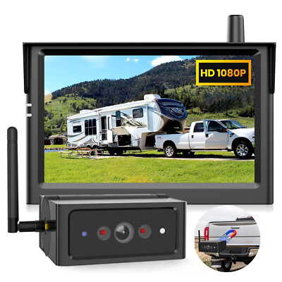 AUTO-VOX Magnetic Wireless Backup Camera 5'' Monitor + 1080P Car Rear View System