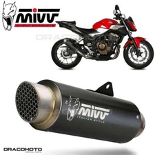 Exhaust Honda CB 500 F 2021 2022 MIVV Gppro Black