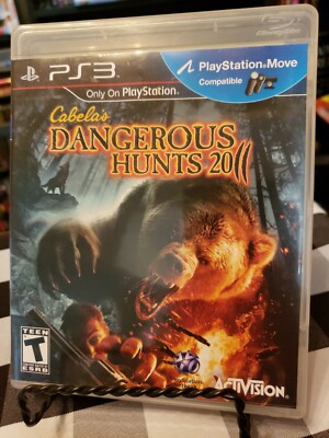 Cabela's Dangerous Hunts 2011 (Sony PlayStation 3, 2010) complete with manual 