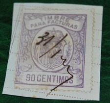 Spain. Spanish Old Used Fiscal & Revenue Stamp.   T3
