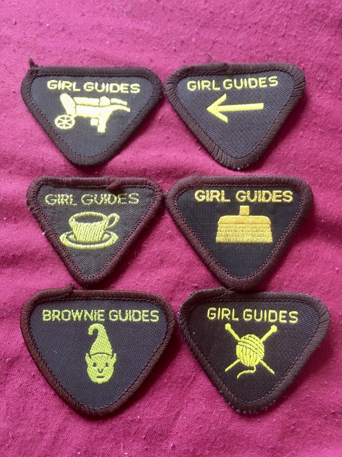 Brownie Guide Interest badges Garden Pathfind Hostess House Jester