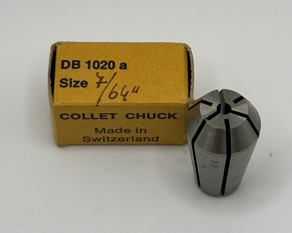 Vintage Unimat DB/SL Collet E16 1020A 7/64” Chuck 1020 Swiss Made eBay