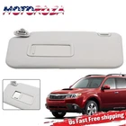 For 2009-2013 Subaru Forester Driver Left Side Sun Visor Sunshade w/ Mirror Gray