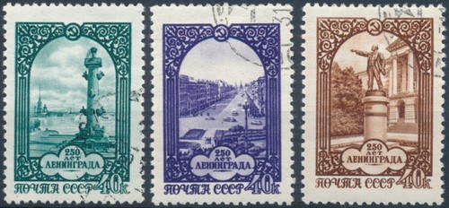 250. Jahrestag von Leningrad - UdSSR 1957 - F H - Zack 1928/30
