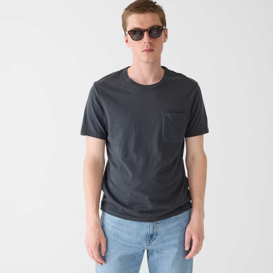 Todayful slub slit shirts ブラック todayful】 Slub Slit Shirts BLK 黒