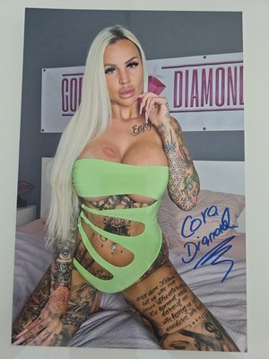 CORA DIAMOND XXL FOTO Autogramm Original Signiert Autograph Signed 20x30cm
