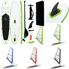 SUP Board Aufblasbar mit Segel Set Surfboard Paddleboard Surfbrett vidaXL