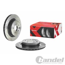 2X BREMBO BREMSSCHEIBEN 322mm GELOCHT/INNENBEL. HINTEN PASSEND FÜR NISSAN 350Z