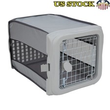 Collapsible Portable Dog Kennel Pop-up Pet Crate Heavy Duty Mesh Ventilation New