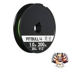 NEW Shimano Pitbull PE Line 4-strand braid 200m 1.0 lime green 20.0lb PL-M64R