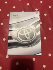 Toyota Ago 2016 Users Manual Great Used Condition.