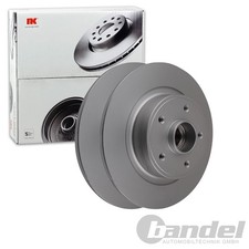 2X NK BREMSSCHEIBEN 274mm VOLL HINTEN PASSEND FÜR RENAULT GRAND LAGUNA | 313963