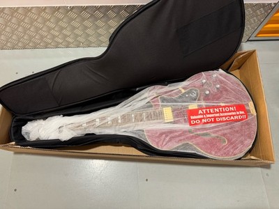 Epiphone Broadway E-Gitarre weinrot mit Gigbag Top Zustand