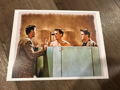 FRIENDS Chandler Matthew Perry Art Print Photo 8x10  Toilet Bathroom Joey