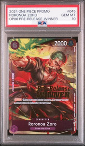Zoro Pre Release Winner | eBay