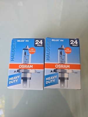 2 x OSRAM 64196TSP Truckstar halogen bulb H4 75/70W 24V vehicle lighting