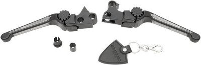 PSR Anthem Lever Set Contrast #12-00654-31 Harley Davidson