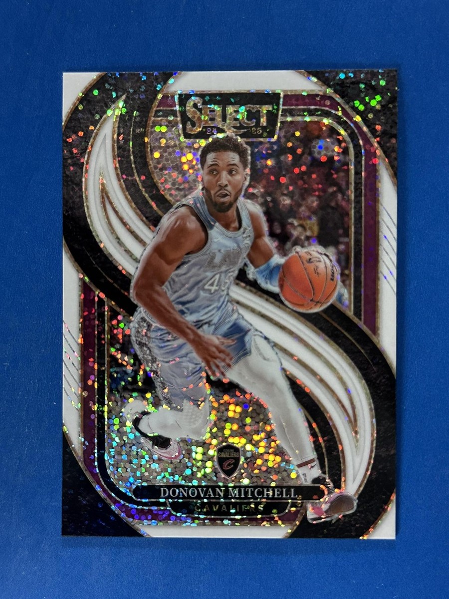 2024-25 Panini Select White Sparkle Prizm #155 Donovan Mitchell