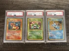 Pokemon Japanese CD Promo Set Charizard Blastoise Venusaur PSA 6 Sequential