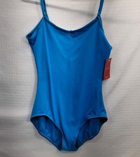 NTW Capezio The Dancemaker Team Basics Tank Leotard In Blue