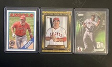 Mike Trout 3 Card Lot. Upper Class, Virtual Reality & Topps 35th Anniversary.