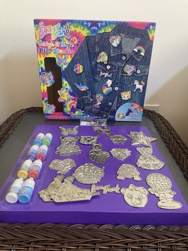 Lisa Frank Design & Style PIN STUDIO Craft Kit Create Enamel Pins Most Complete