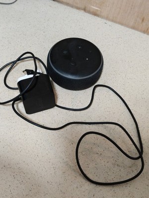 Amazon Echo Dot C78MP8 (3. Gen) Smart Lautsprecher mit Alexa - Schwarz UK Netzstecker