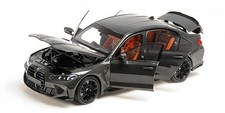 Minichamps 1:18 BMW M3 GREY METALLIC 2024 WITH OPENINGS Diecast Model