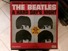 BEATLES A HARD DAY'S NIGHT ALBUM MONO RARE RINGO'S THEME STICKER UAL-3366 1964