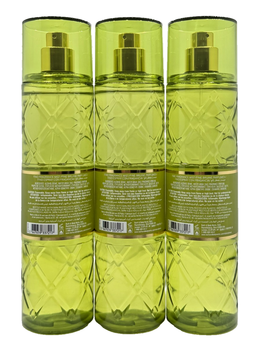 NEW Bath & Body Works Lot of 3 Bottles Guilty As Fig Fragrance