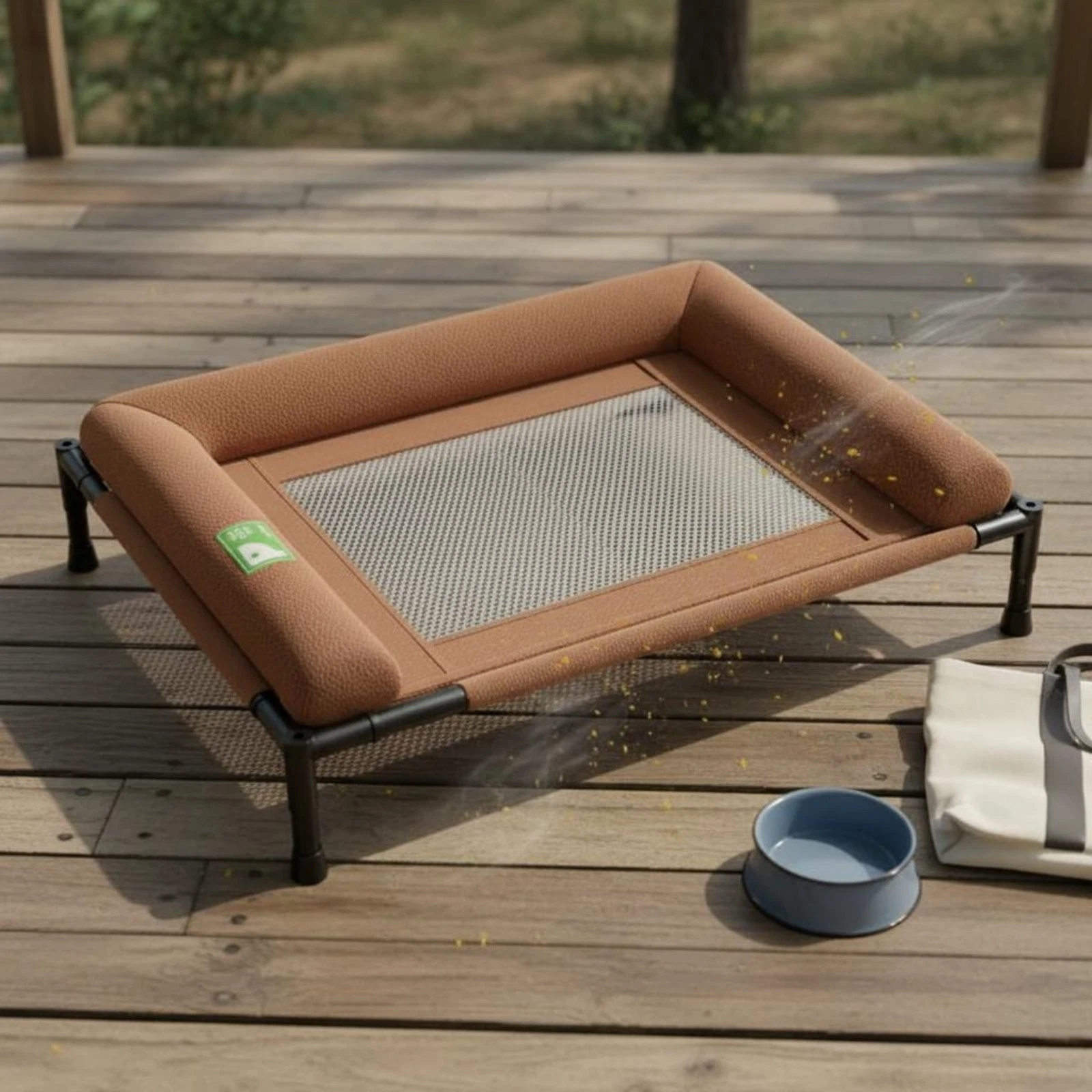 Elevated Dog Bed Easy to Clean Cooling Mesh Pet Bed Moistureresistant