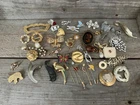 Lot Vintage Costume Jewelry Brooches Rhinestone Enamel Faux Pearl A Few Signed