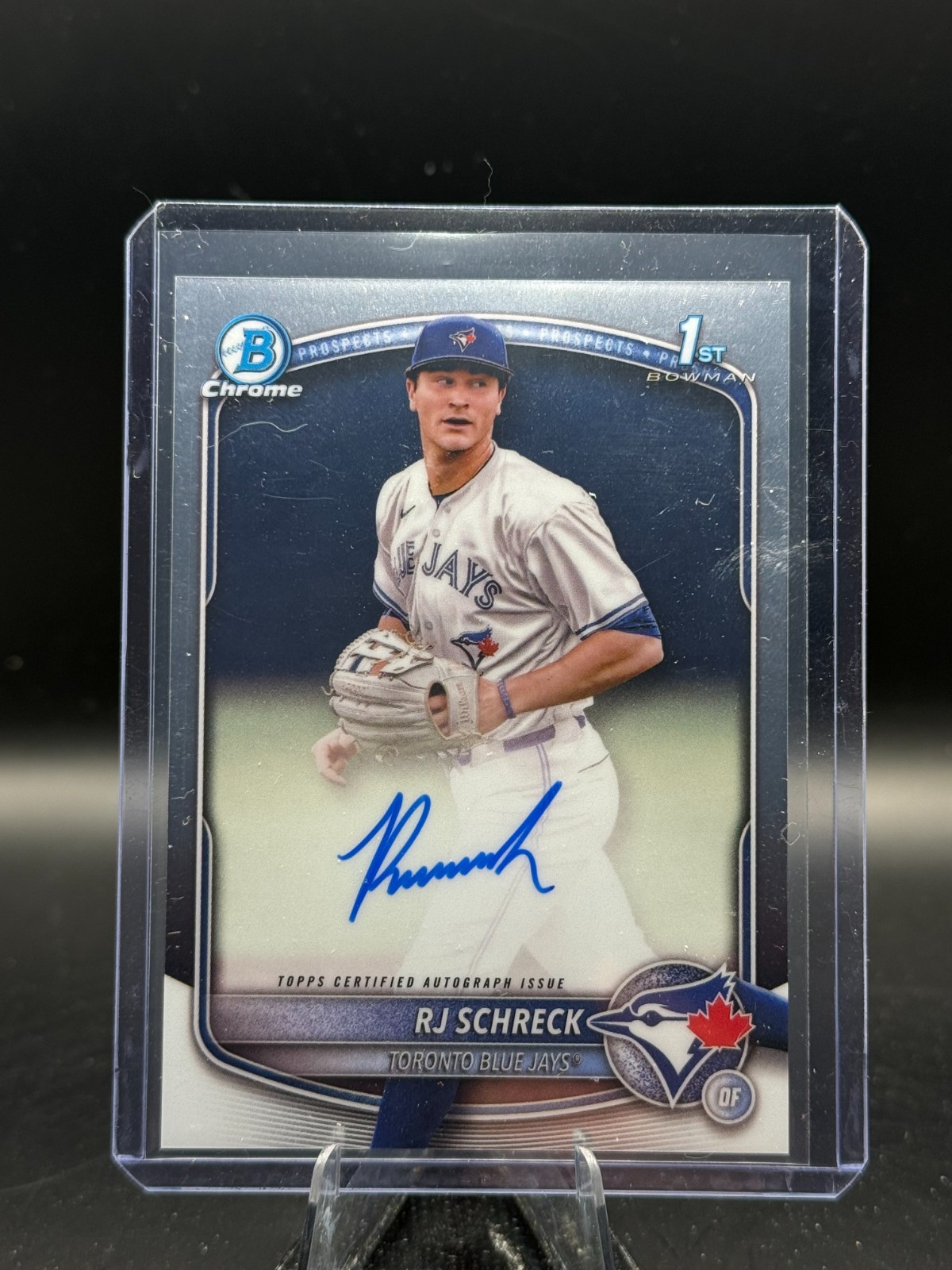 2025 Bowman Chrome-Prospect Autographs RJ Schreck, RJ Schreck #CPA-RSC
